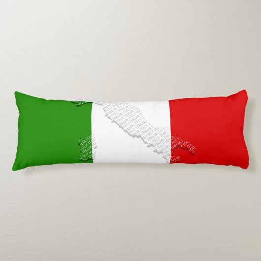 Italienische Flagge Seitenschläferkissen (Vorderseite)
