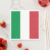Italienische Flagge Serviette (Beispiel)