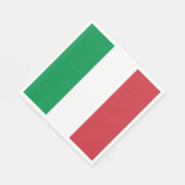 Italienische Flagge Serviette (Ecke)