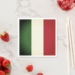 Italienische Flagge Serviette