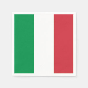 Italienische Flagge Serviette