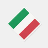 Italienische Flagge Serviette (Ecke)