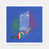 Italienische Flagge Serviette (Vorderseite)