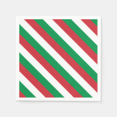 Italienische Flagge Serviette (Vorderseite)