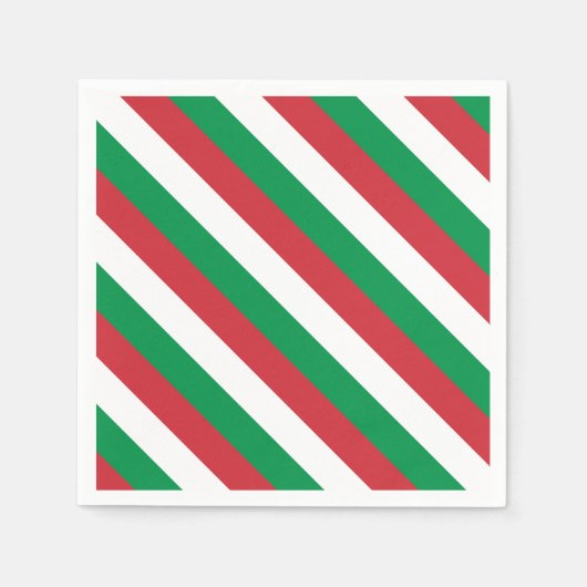 Italienische Flagge Serviette (Vorderseite)