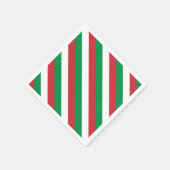 Italienische Flagge Serviette (Ecke)