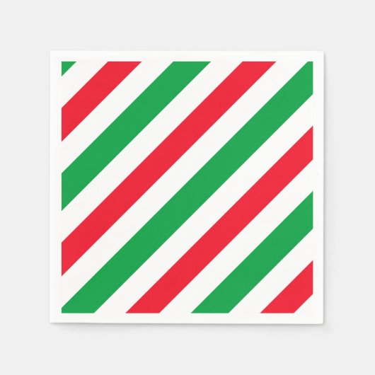 Italienische Flagge Serviette (Vorderseite)