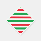 Italienische Flagge Serviette (Ecke)