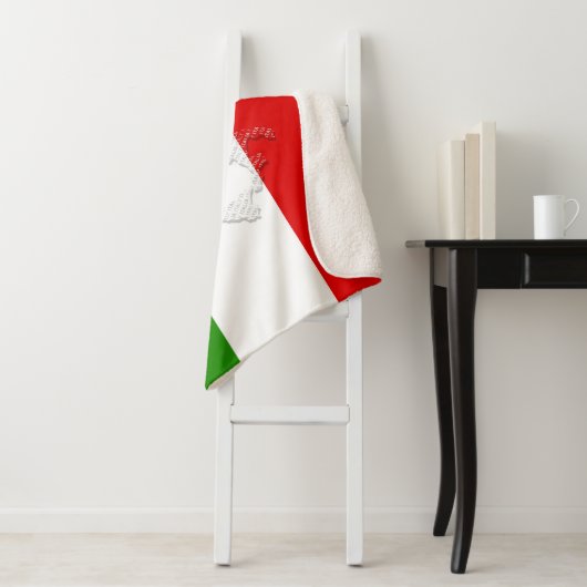 Italienische Flagge Sherpadecke (Beispiel)