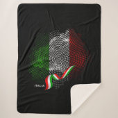 Italienische Flagge Sherpadecke (Vorderseite)