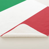 Italienische Flagge Sherpadecke (3/4)