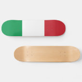 Italienische Flagge Skateboard (Horizontal)
