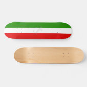 Italienische Flagge Skateboard (Horizontal)