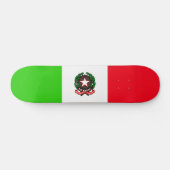 Italienische Flagge Skateboard (Horizontal)