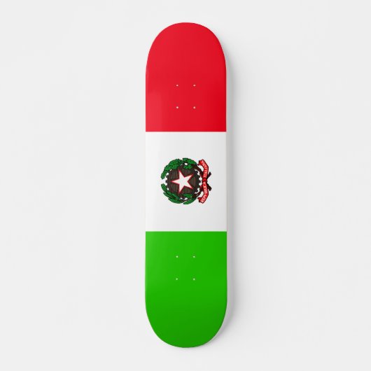 Italienische Flagge Skateboard (Vorne)
