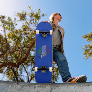Italienische Flagge Skateboard