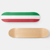 Italienische Flagge Skateboard (Horizontal)