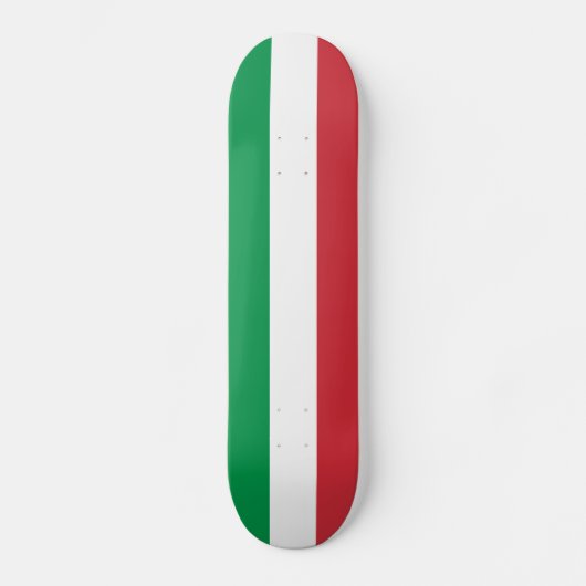Italienische Flagge Skateboard (Vorderseite)