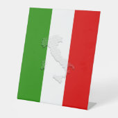 Italienische Flagge Sockelschild (Vorderseite)