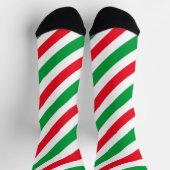 Italienische Flagge Socken (Oben)