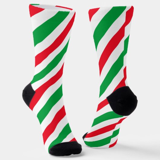 Italienische Flagge Socken (Gewinkelt)