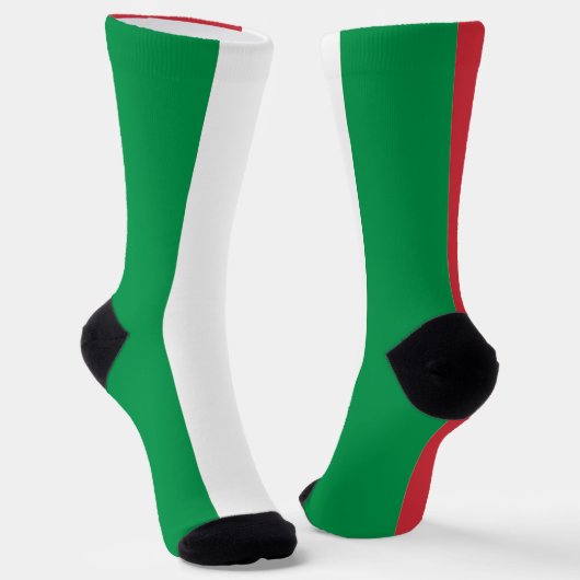 Italienische Flagge Socken (Gewinkelt)