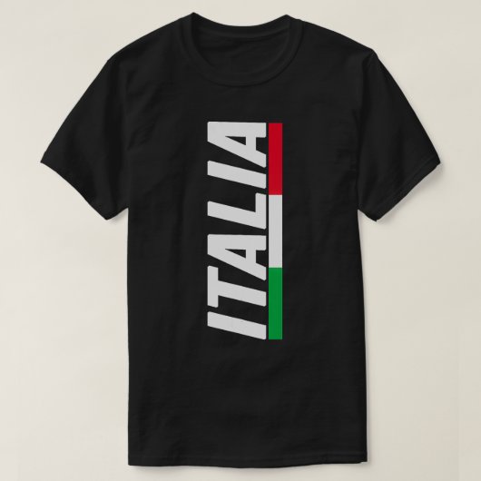 Italienische Flagge Souvenir Reisen Liebe Italien T-Shirt (Design vorne)