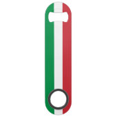 Italienische Flagge Speed Flaschenöffner (Rückseite)