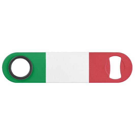 Italienische Flagge Speed Flaschenöffner (Vorderseite (Horizontal))