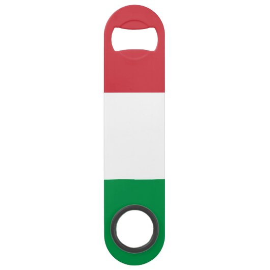 Italienische Flagge Speed Flaschenöffner (Rückseite)