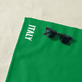 Italienische Flagge Splendid Patriotic Strandtuch (Beispiel)