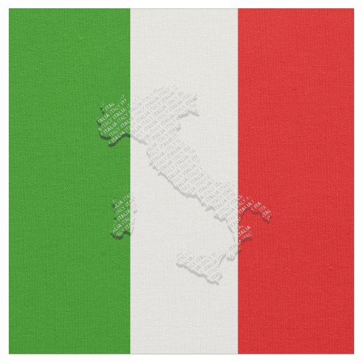 Italienische Flagge Stoff (Nahaufnahme)