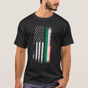 Italienische Flagge - Stolz Italien USA T-Shirt