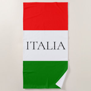 Italienische Flagge Strandtuch
