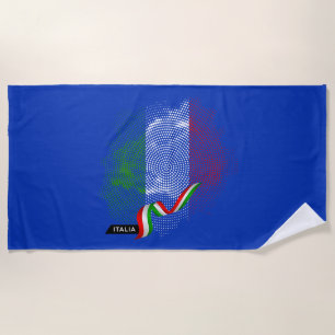 Italienische Flagge Strandtuch