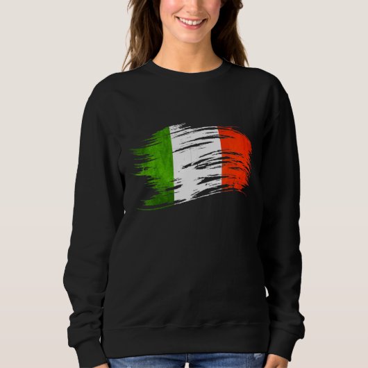 Italienische Flagge Sweatshirt (Vorderseite)