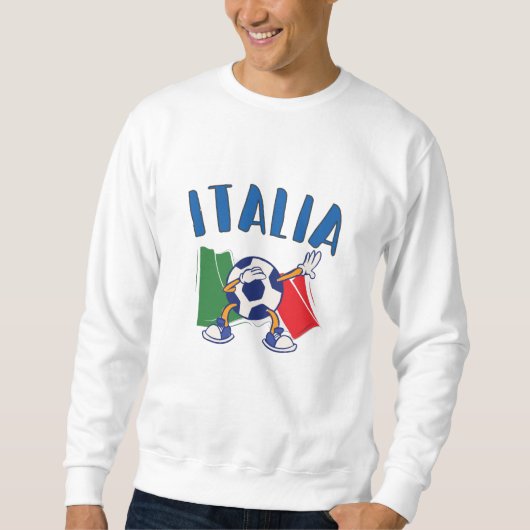 Italienische Flagge Sweatshirt (Vorderseite)
