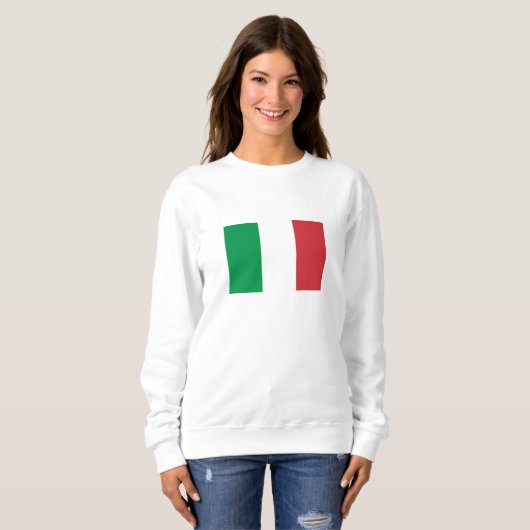 Italienische Flagge Sweatshirt (Vorne ganz)