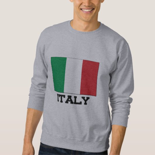 Italienische Flagge Sweatshirt (Vorderseite)