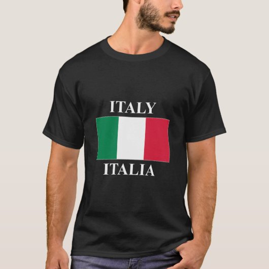 Italienische Flagge T-Shirt (Vorderseite)