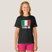Italienische Flagge T-Shirt (Vorne ganz)
