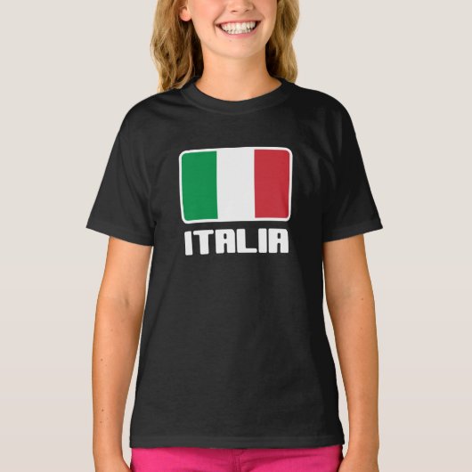 Italienische Flagge T-Shirt (Vorderseite)