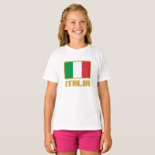 Italienische Flagge T-Shirt (Vorne ganz)