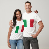 Italienische Flagge T-Shirt (Unisex)
