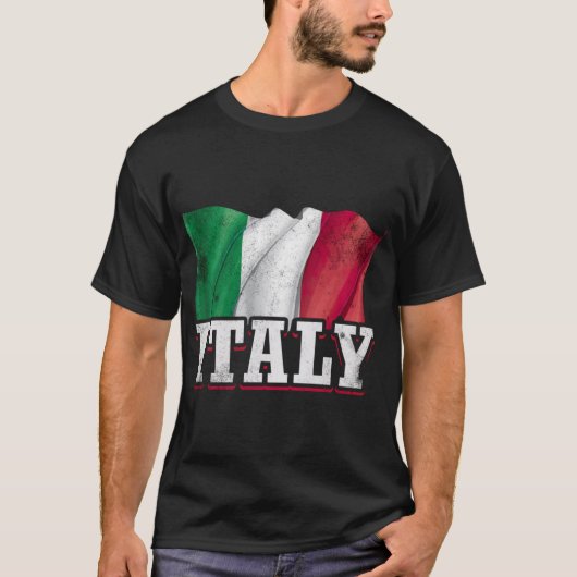 Italienische Flagge T-Shirt (Vorderseite)