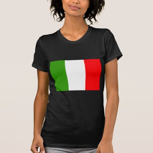Italienische Flagge T-Shirt (Vorderseite)