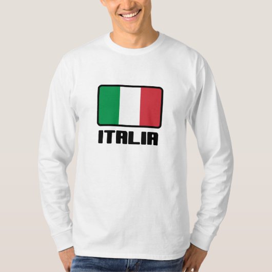 Italienische Flagge T-Shirt (Vorderseite)