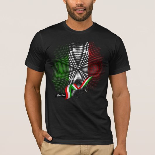 Italienische Flagge T-Shirt (Vorderseite)