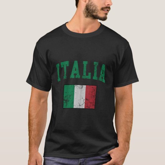 Italienische Flagge T-Shirt (Vorderseite)