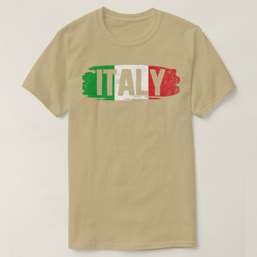 Italienische Flagge T-Shirt (Design vorne)